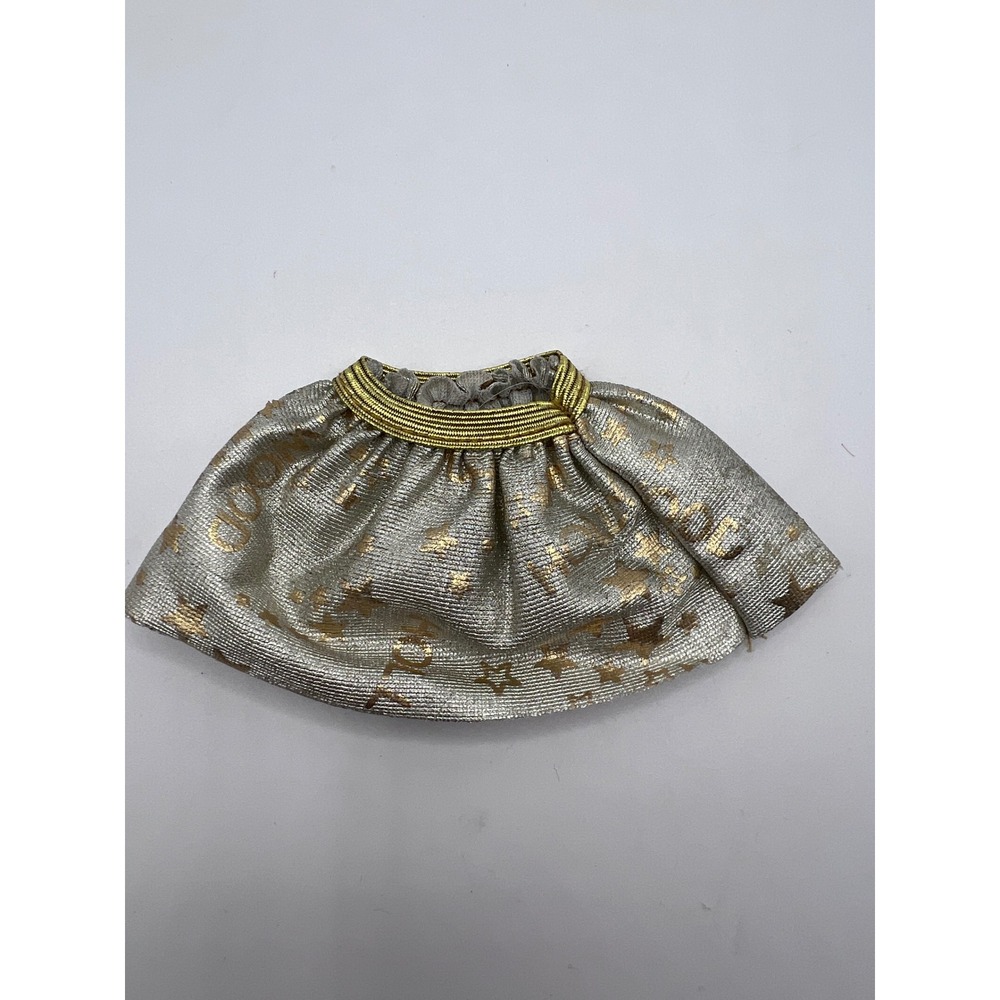 Vintage Mattel Barbie 1992 Hollywood Hair Gold Metallic Skirt Doll‎ Clothing 90s